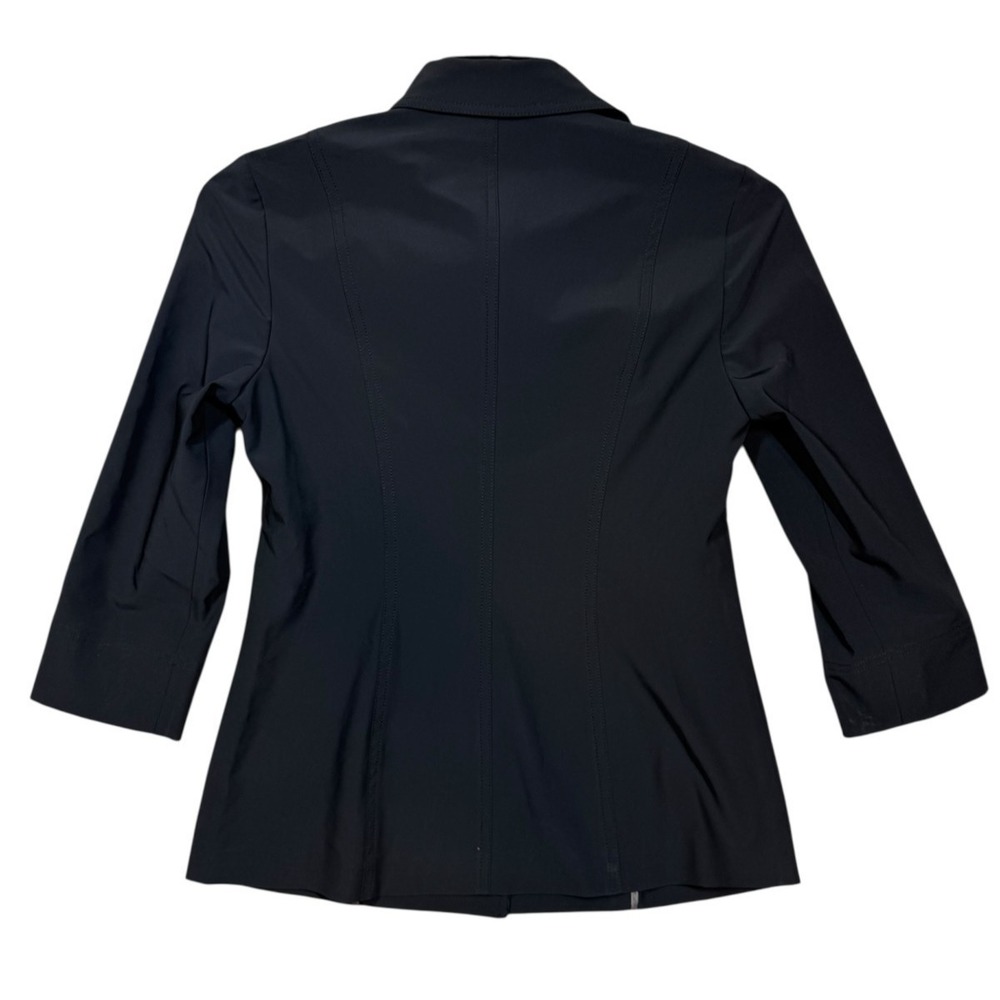 Peace of Cloth Womens Black Panticular Kate Button Up Shirt Jacket Size Small - Picture 3 of 9